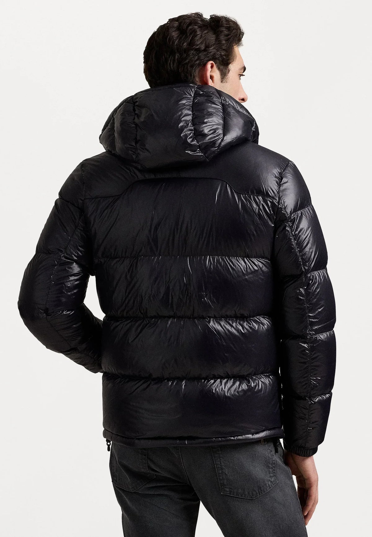 Doudoune Ralph Lauren Puffer Noir Brillante
