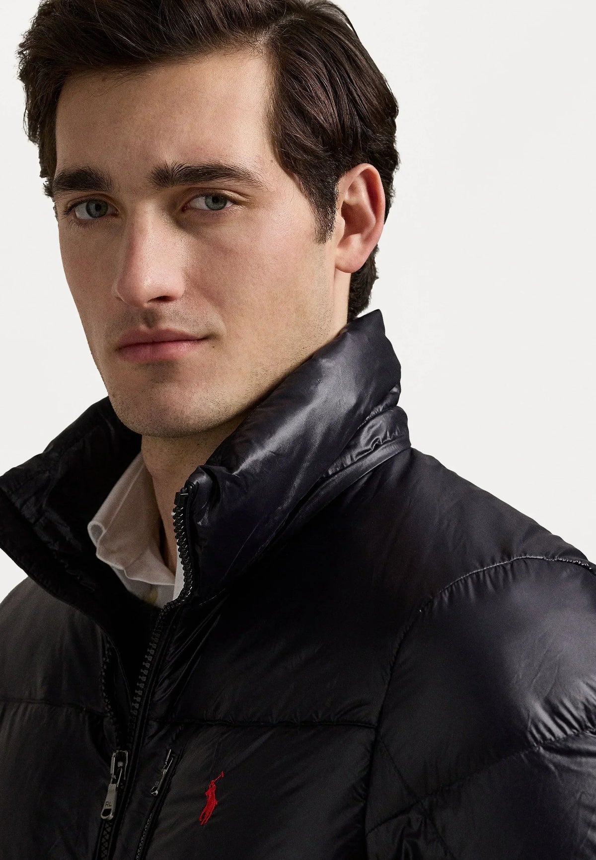 Doudoune Ralph Lauren Puffer Noir Brillante